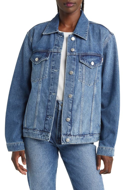 Rails Grove Boyfriend Trucker Denim Jacket Indigo Haze at Nordstrom,