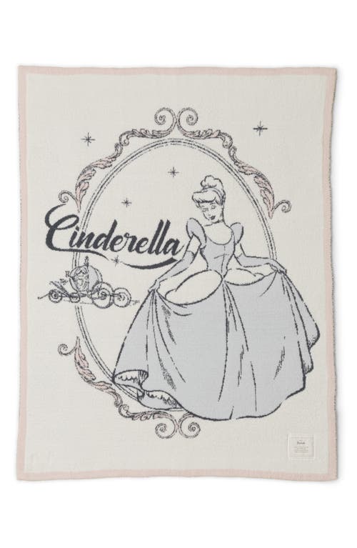 Shop Barefoot Dreams X Disney Cozychic® Cinderella Throw Blanket In Pearl Multi