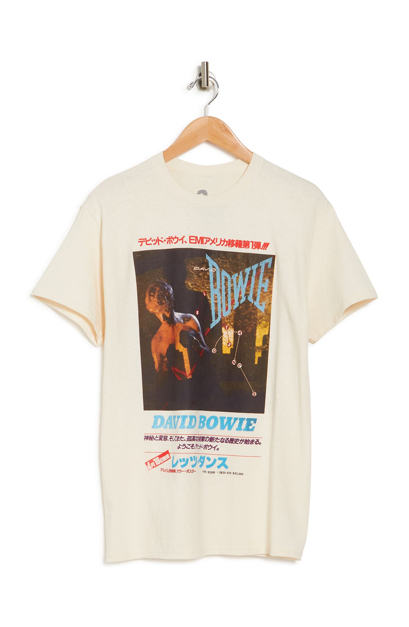 Merch Traffic David Bowie Kanji Band T-shirt In Natural | ModeSens