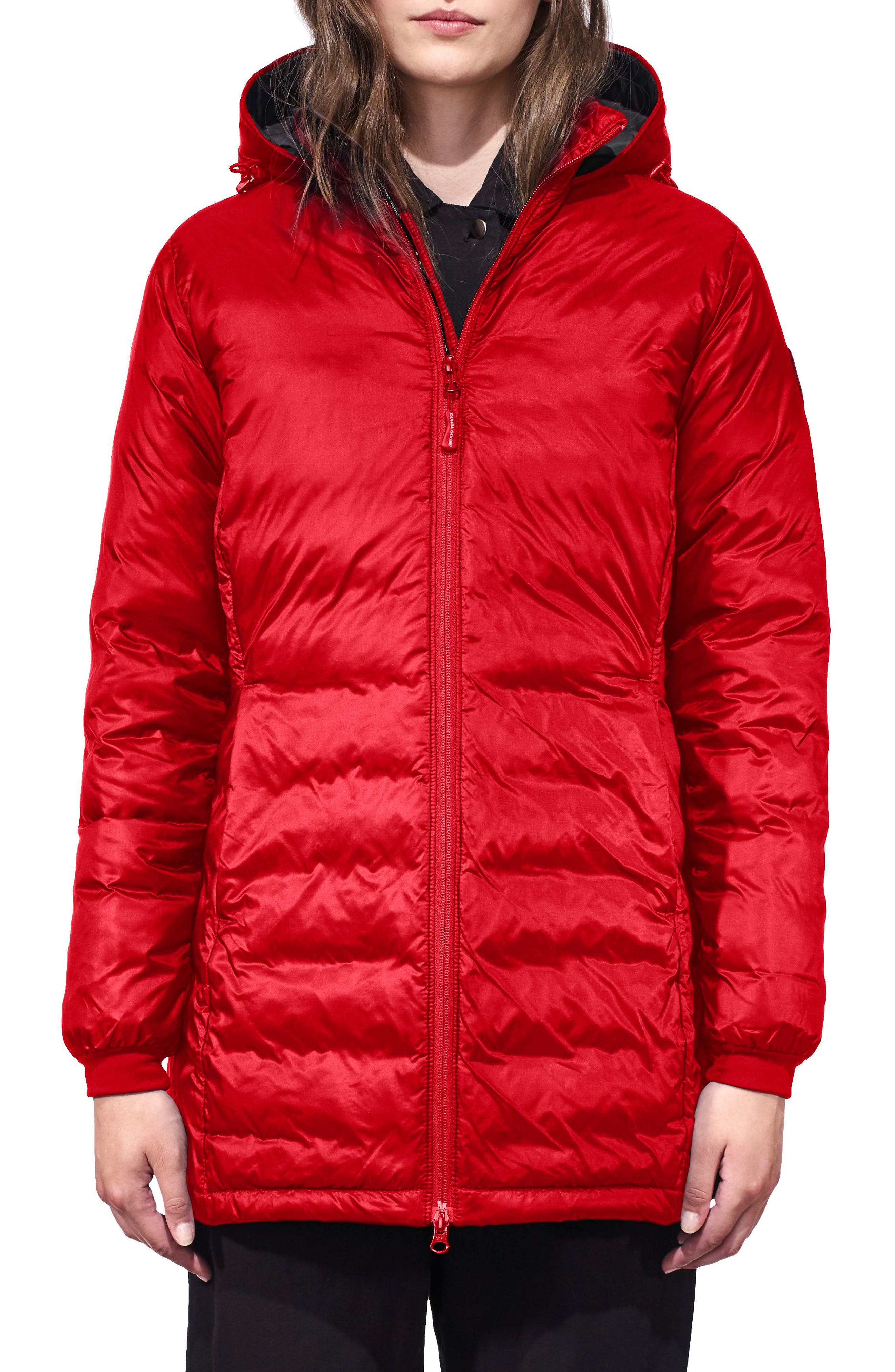 Petite Canada Goose Camp Fusion Fit Packable Down Jacket, P (000-00P) - Red