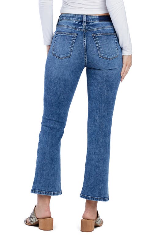 Hint Of Blu High Waist Ankle Flare Jeans In Cali Dreaming Blue