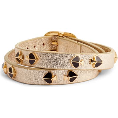 Kate Spade New York Double Wrap Leather Bracelet