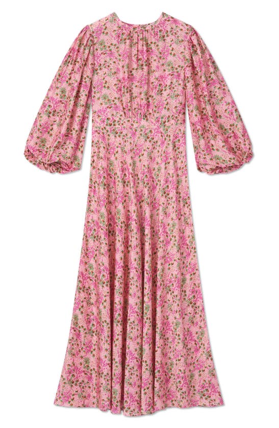 Shop Lk Bennett Lois Meadow Print Maxi Dress In Pink