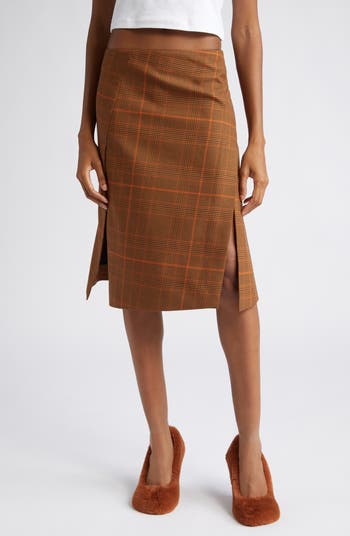 Brown plaid 2025 skirt nordstrom