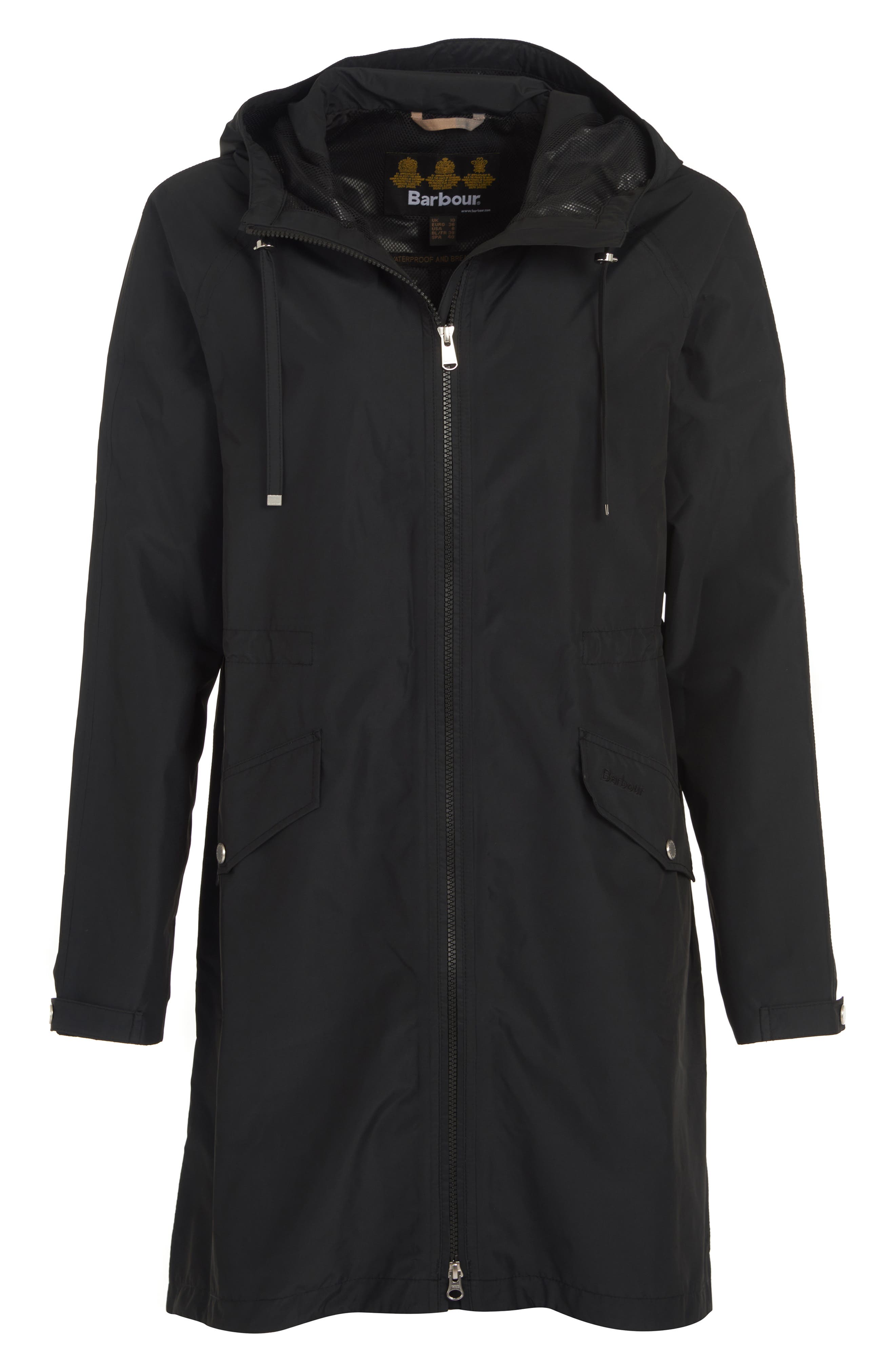 barbour dryden hooded waterproof jacket