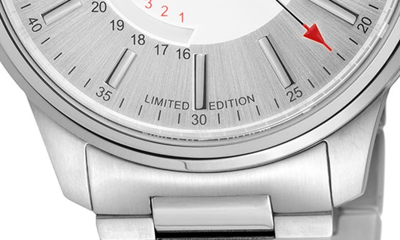 Gv2 Guggenheim Swiss Automatic Bracelet Watch, 44mm In Silver