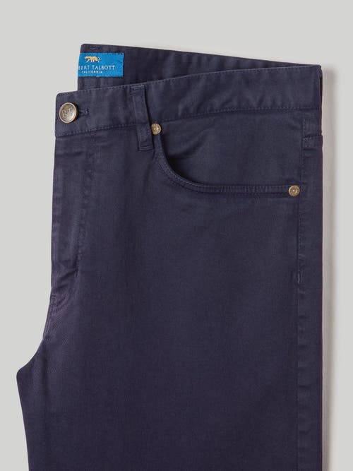 Shop Robert Talbott Rockwell 5 Pocket Pant In Navy