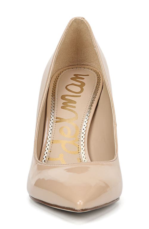 Shop Sam Edelman Hazel Pointed Toe Pump In Beige Blush