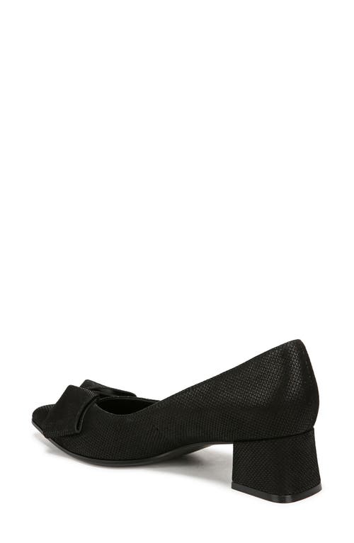 Naturalizer Mavis Bow Pointed Toe Pump In Black