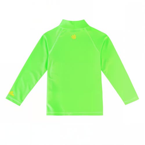 Shop Uv Skinz Long Sleeve Sun & Swim Shirt In Neon Green