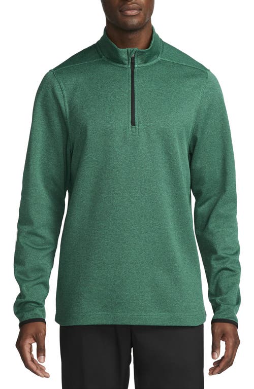 Shop Nike Golf Therma-fit Victory Half-zip Golf Pullover In Neptune Green/black