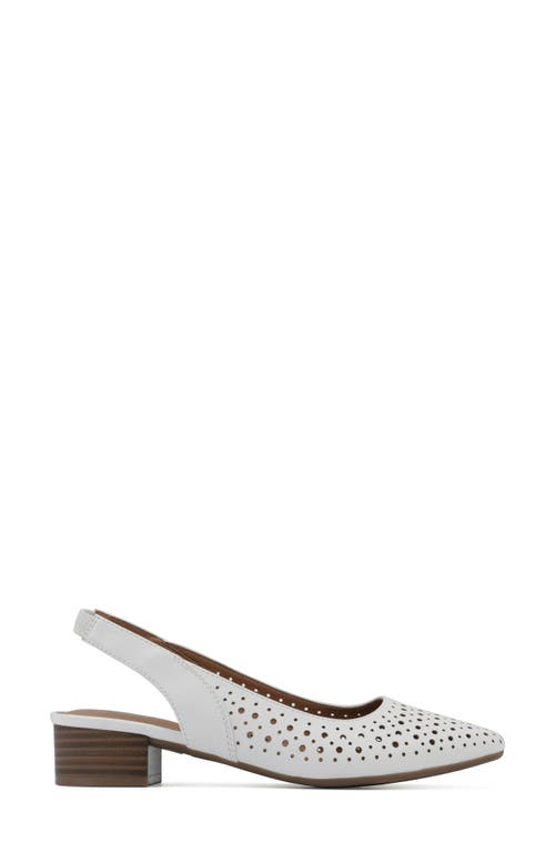 WHITE MOUNTAIN FOOTWEAR WHITE MOUNTAIN FOOTWEAR BORONIC SLINGBACK PUMP 