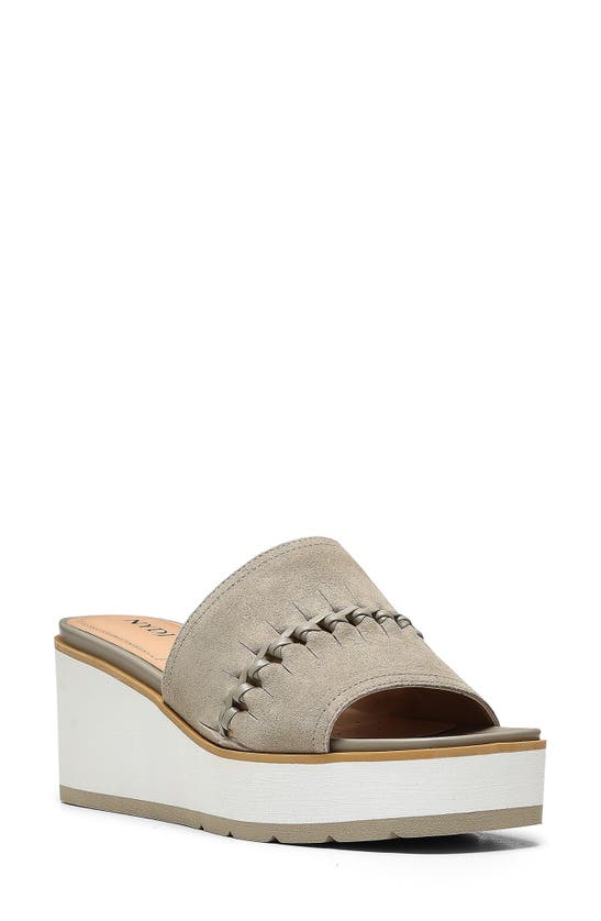 Shop Nydj Rory Wedge Sandal In Feather