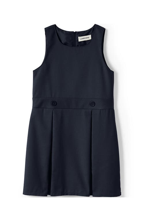 LANDS' END LANDS' END GIRLS UNIFORM SOLID JUMPER