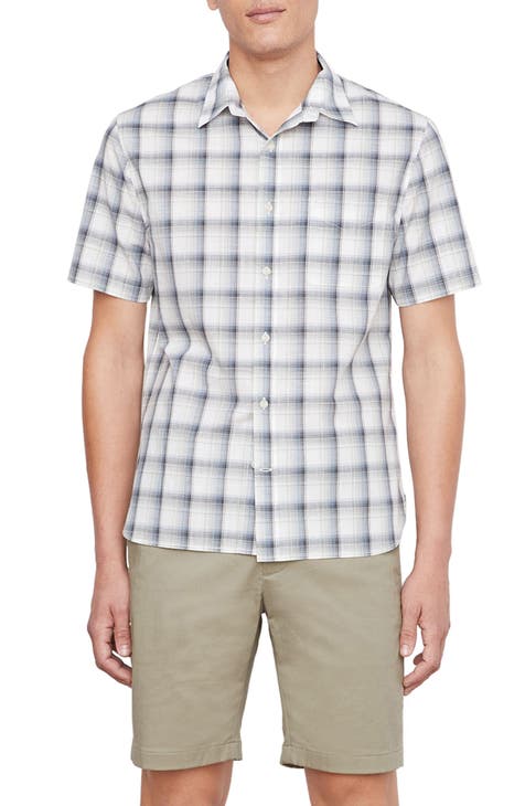 short sleeve plaid shirt | Nordstrom