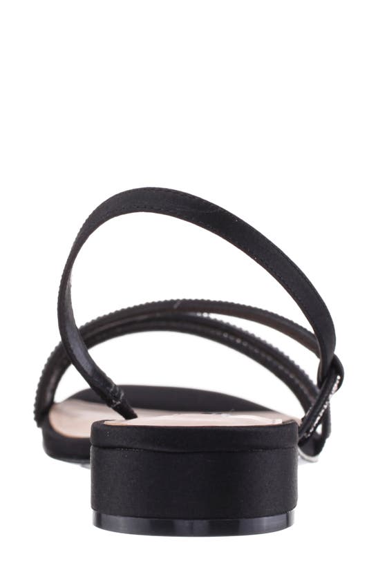 Nina Womens Block Heel Man Made Ankle Strap In Black