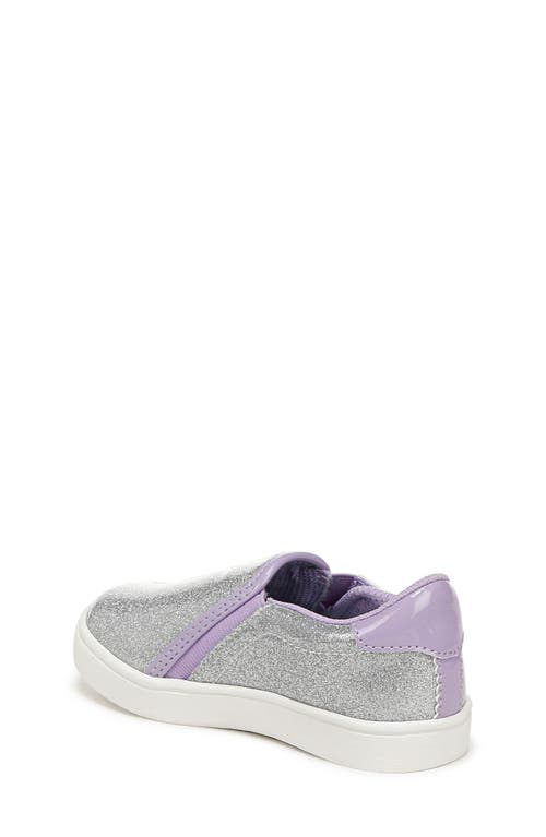 Dr. Scholl's Kids' Madison Sneaker In Silver Grey Faux Leather