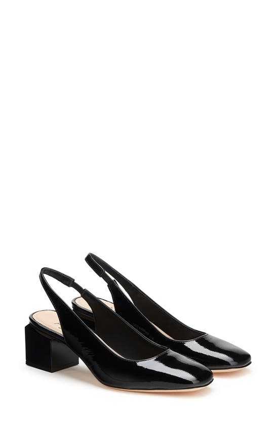 Shop Agl Attilio Giusti Leombruni Angie Block Heel Slingback Pump In Nero