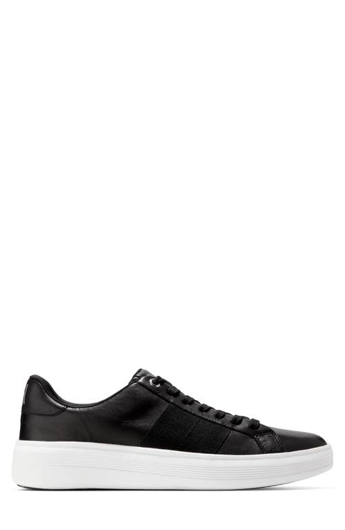 Shop Cole Haan Grand Crosscourt Premier Sneaker In Black/white