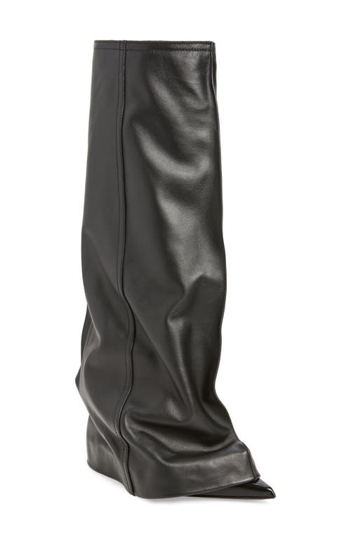 SACAI SACAI PANTS OVERLAY POINTED TOE BOOT 