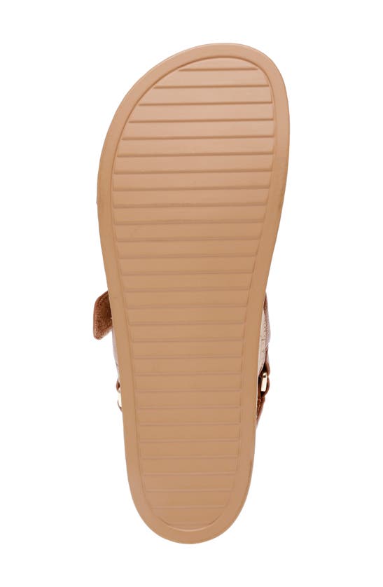 Shop Anne Klein Violette Slingback Platform Wedge Sandal In Cognac