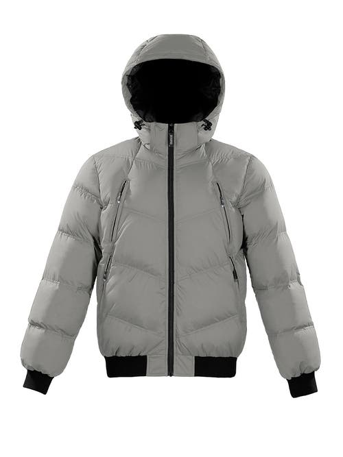 Triple F.a.t. Goose Down Puffer In Quiet Grey