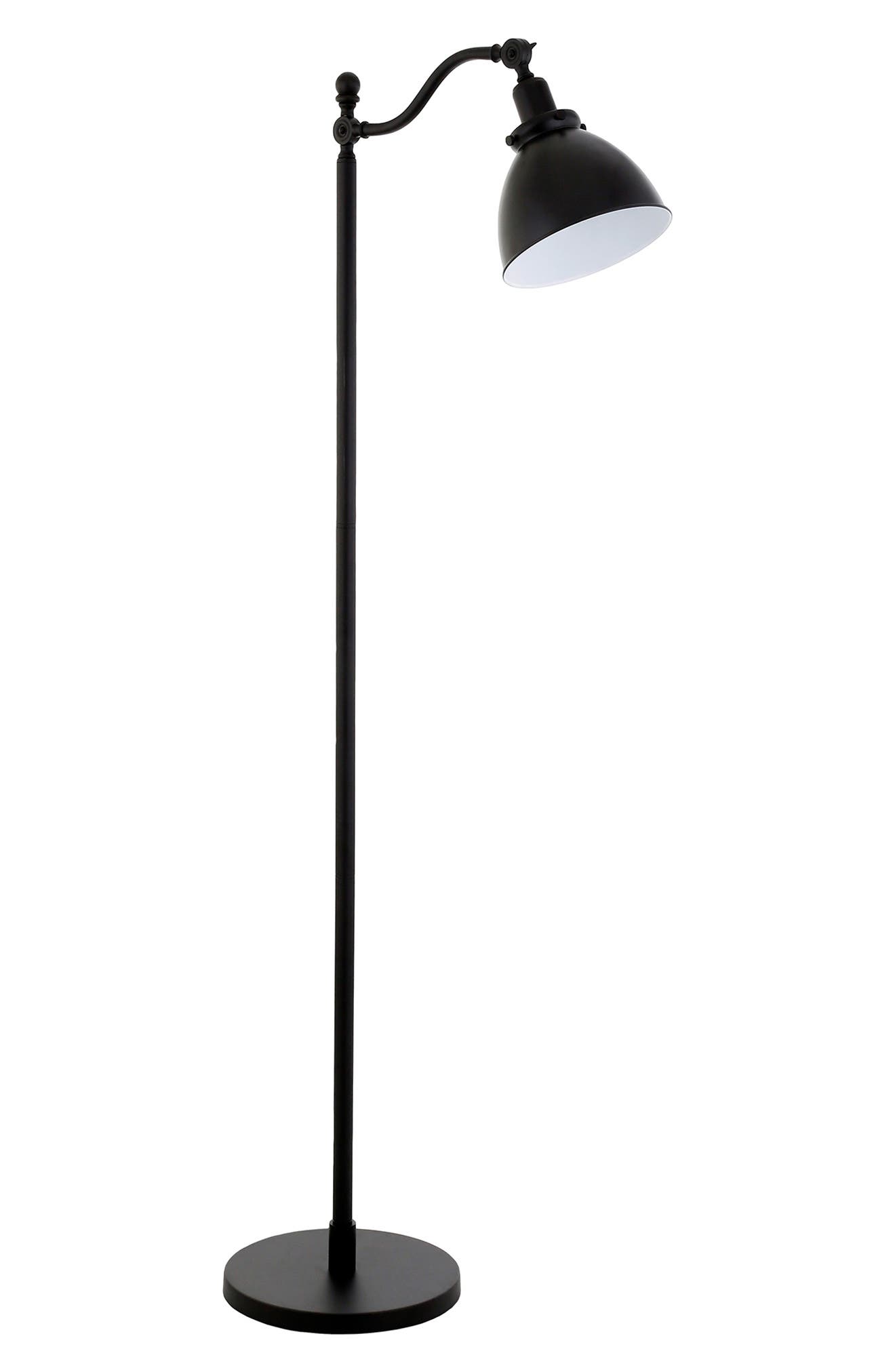 Hudson & Canal Beverly Blackened Bronze Floor Lamp