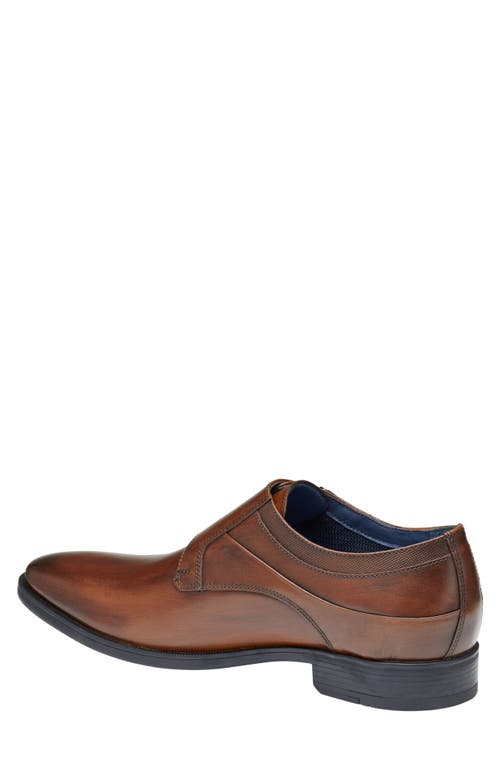 Johnston & Murphy Men's Gibbons Double-buckle Monk Oxfords In Brown Full Grain