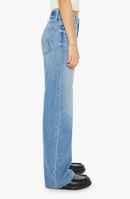 Shop Mother The Dodger Sneak Wide Leg Jeans In Tomorrow Never Knows