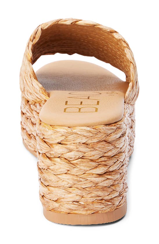 Beach By Matisse Peony Platform Wedge Sandal In Cognac