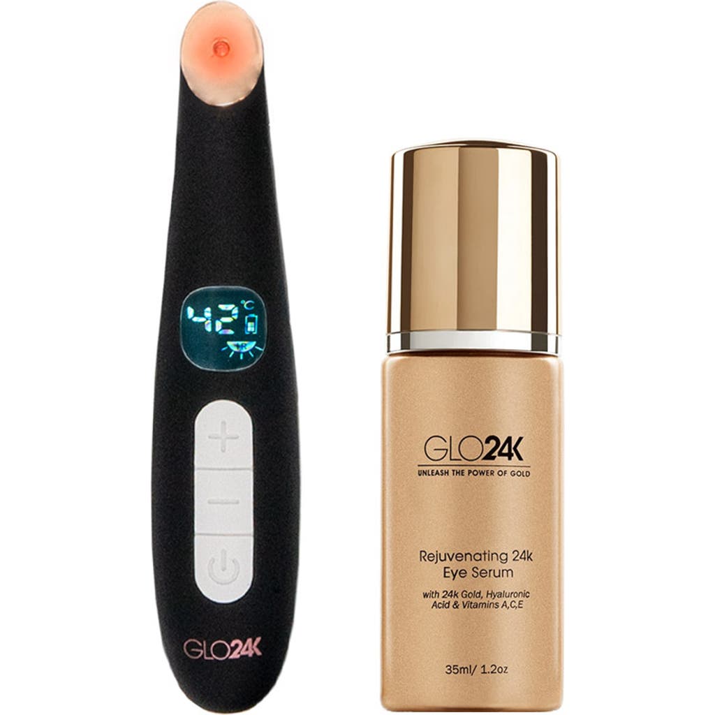 Glo24k Unleash The Power Of Gold Triple Action Eye Care Therapy Wand + 24k Eye Serum In Na