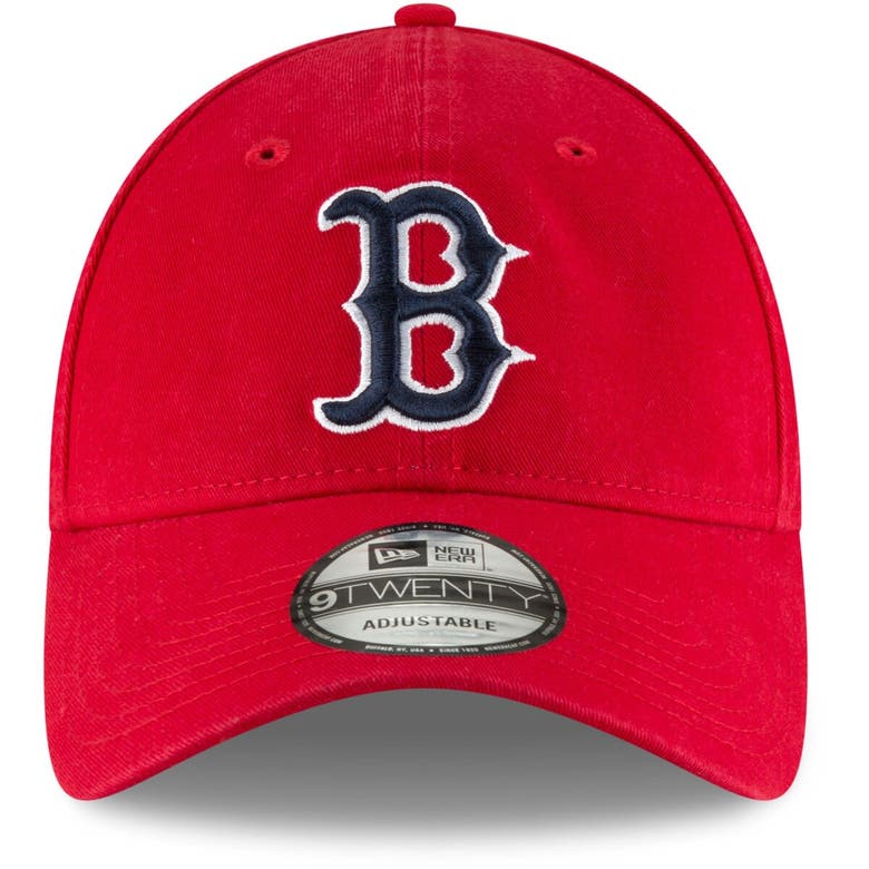 Shop New Era Red Boston Red Sox Fashion Core Classic 9twenty Adjustable Hat