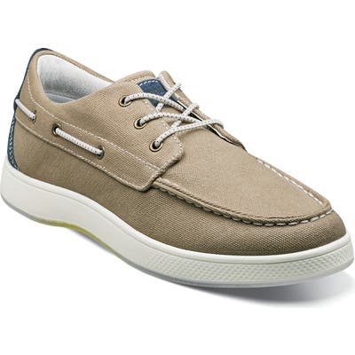 Florsheim Edge Boat Shoe, Beige
