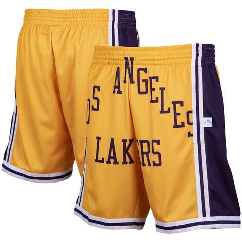 Los Angeles Lakers NBA Big Face Fashion Tank 5.0 By Mitchell & Ness -  Yellow - Mens