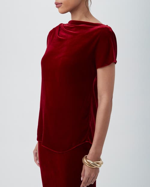 Shop Trina Turk Sintha Top In Vixen Red