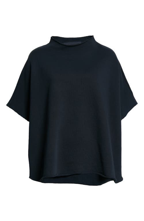 Frank & Eileen Audrey Funnel Neck Capelet In British Royal Navy