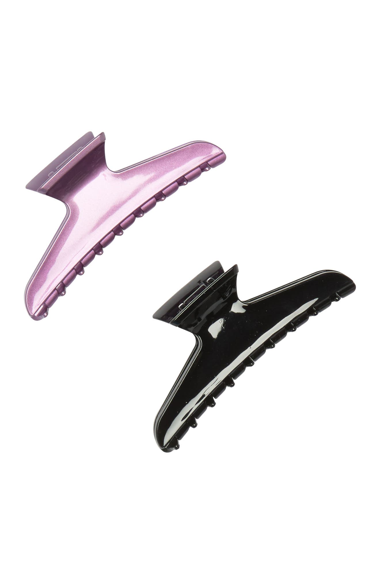 France Luxe Gigi Jaw Hair Clip In Violet/black