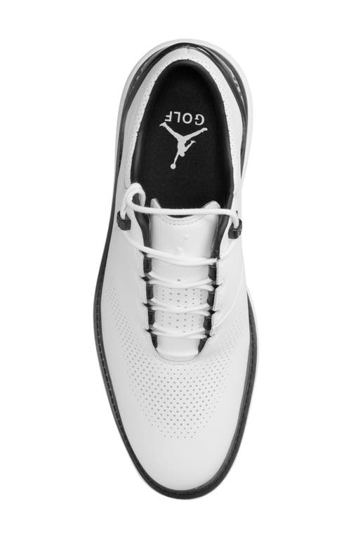 Shop Jordan Adg 4 Golf Shoe In White/white/black