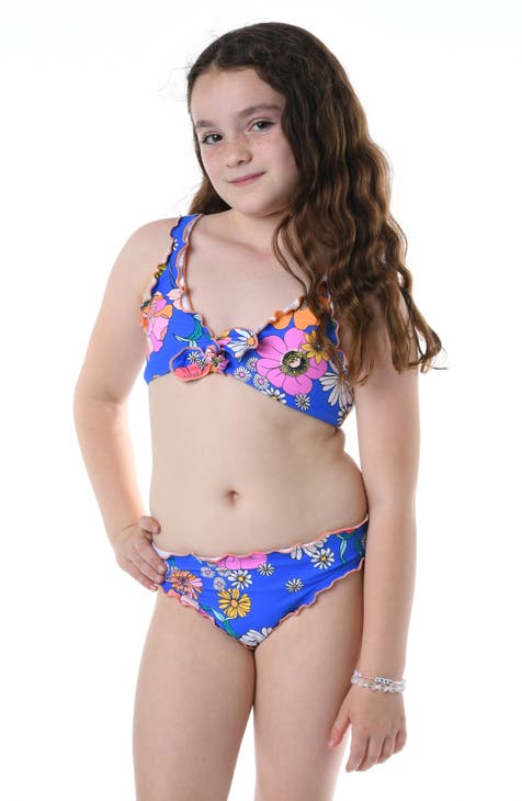 Kids' Peace Two-Piece Swimsuit (Big Girl)
