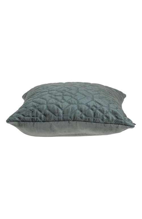 Parkland Collection Sora Quilted Throw Pillow In Charcoal