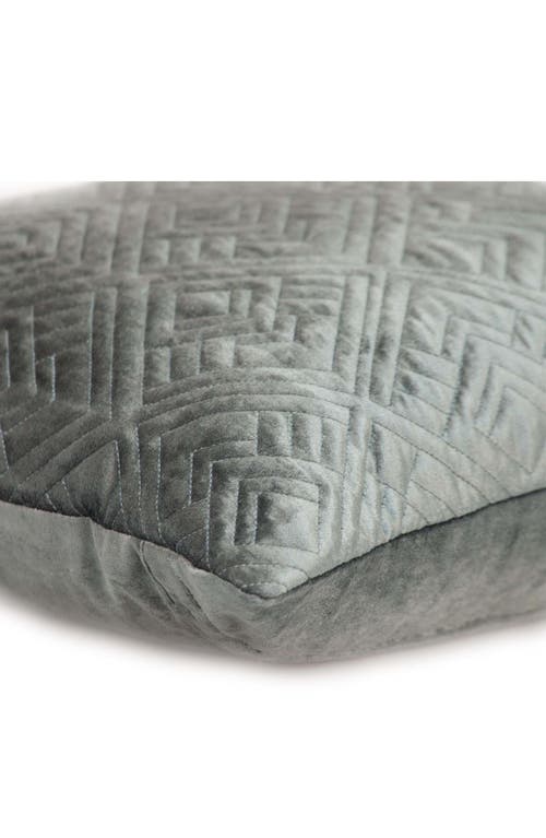 Parkland Collection Eris Square Throw Pillow In Gray