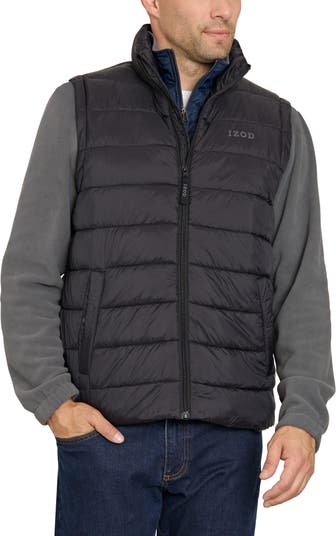 Kenneth Cole Nylon Puffer Vest in Black at Nordstrom Rack, Size Small