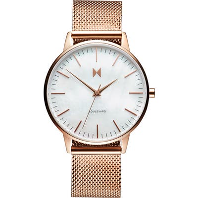 Mvmt Boulevard Mesh Strap Watch,
