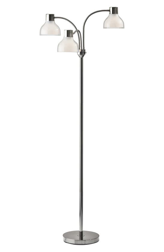 Adesso Lighting Presley 3-arm Floor Lamp In Polished Nickel