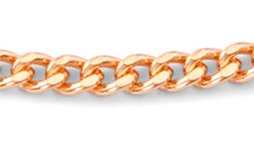 Fzn Slim Chain Anklet In Rose