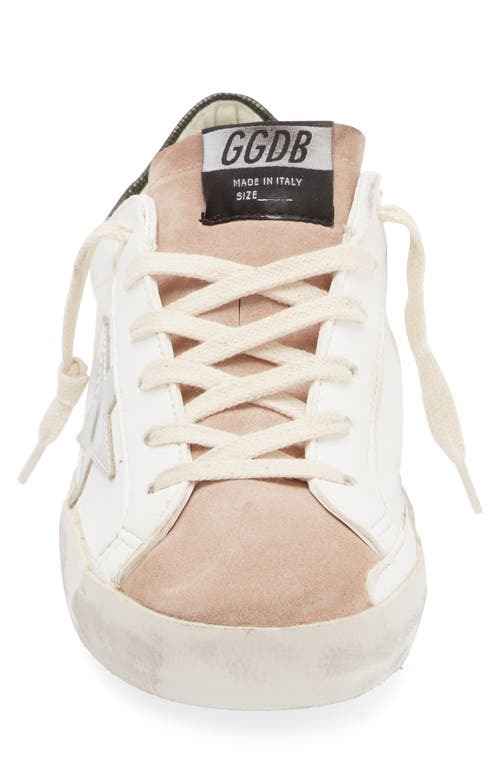 Golden Goose Super-star Low Top Sneaker In White/silver