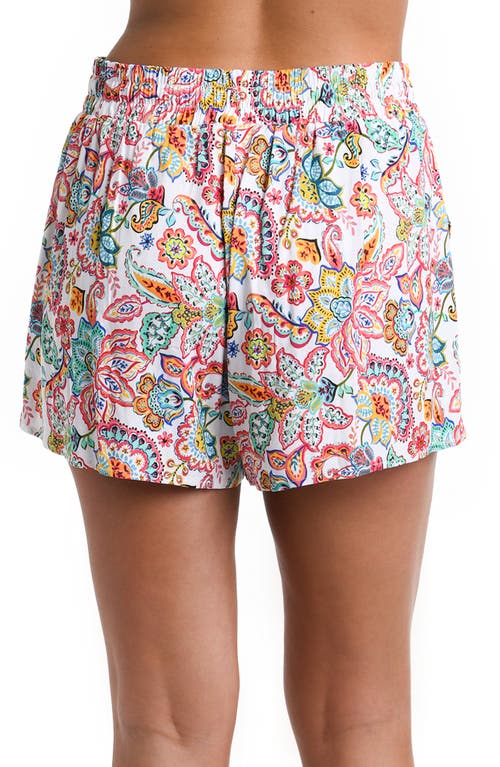 Shop La Blanca Cover-up Beach Shorts In Multi