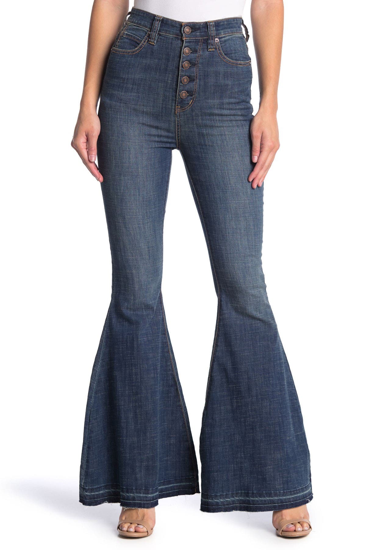 free people flare leg jeans