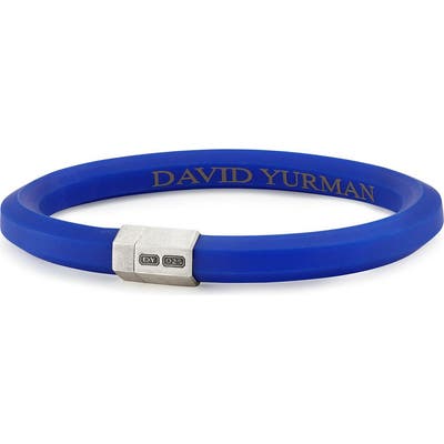 David Yurman Streamline Rubber Id Bracelet In Black