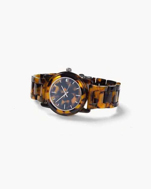 Shop Machete Mono Watch In Classic Tortoise